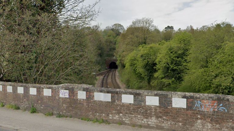 A view of a train tunnel from London Road, Salisbury. File pic: Google Street View