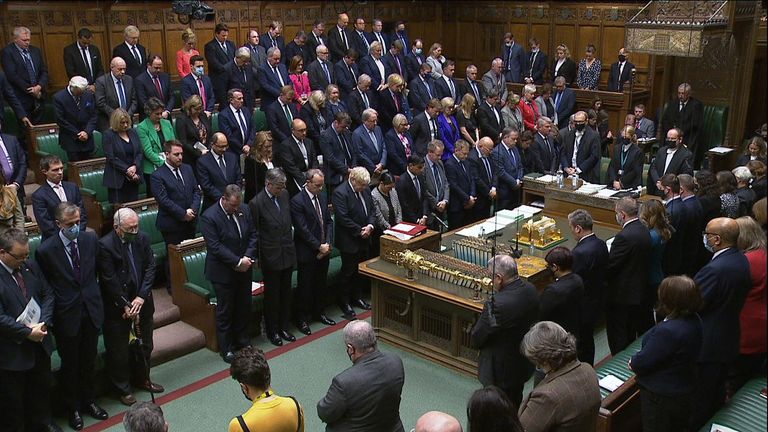 Minutes silence held during PMQS