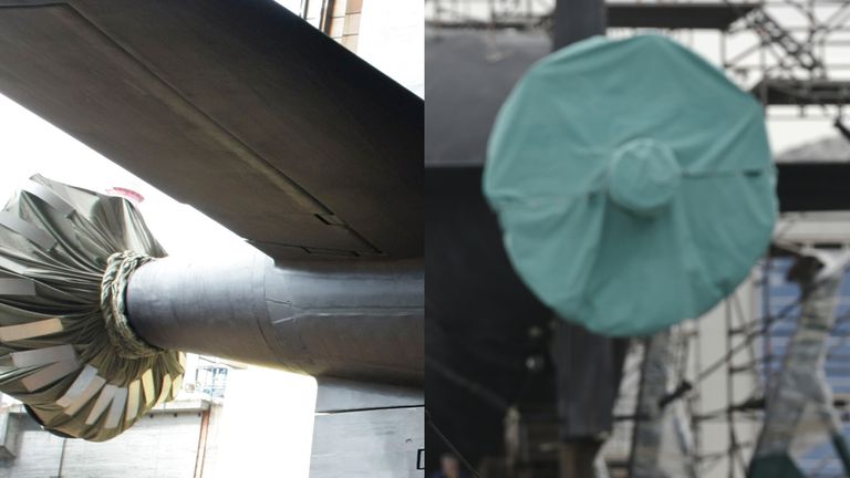 Submarine propulsion systems are well-kept secrets.  Photos: AP