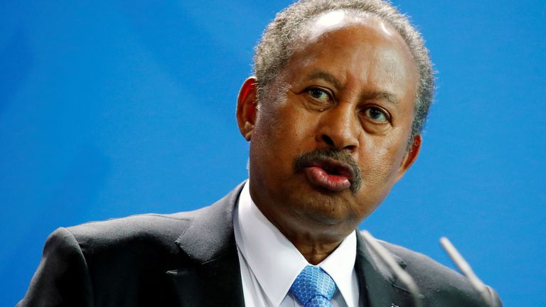 Sudan's information ministry said PM Abdalla Hamdok had been detained