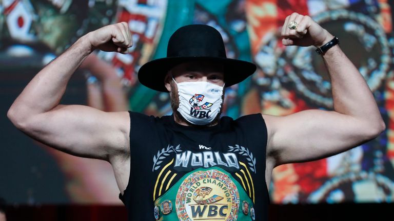 Fury is the defending WBC heavyweight champion