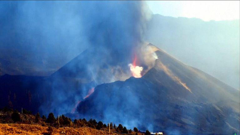 The Cumbre Vieja volcano in La Palma began erupting on 19 September