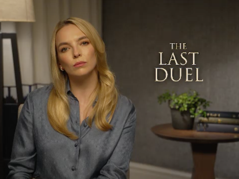 Matt Damon Sports a Blond Goatee Filming The Last Duel with Jodie Comer