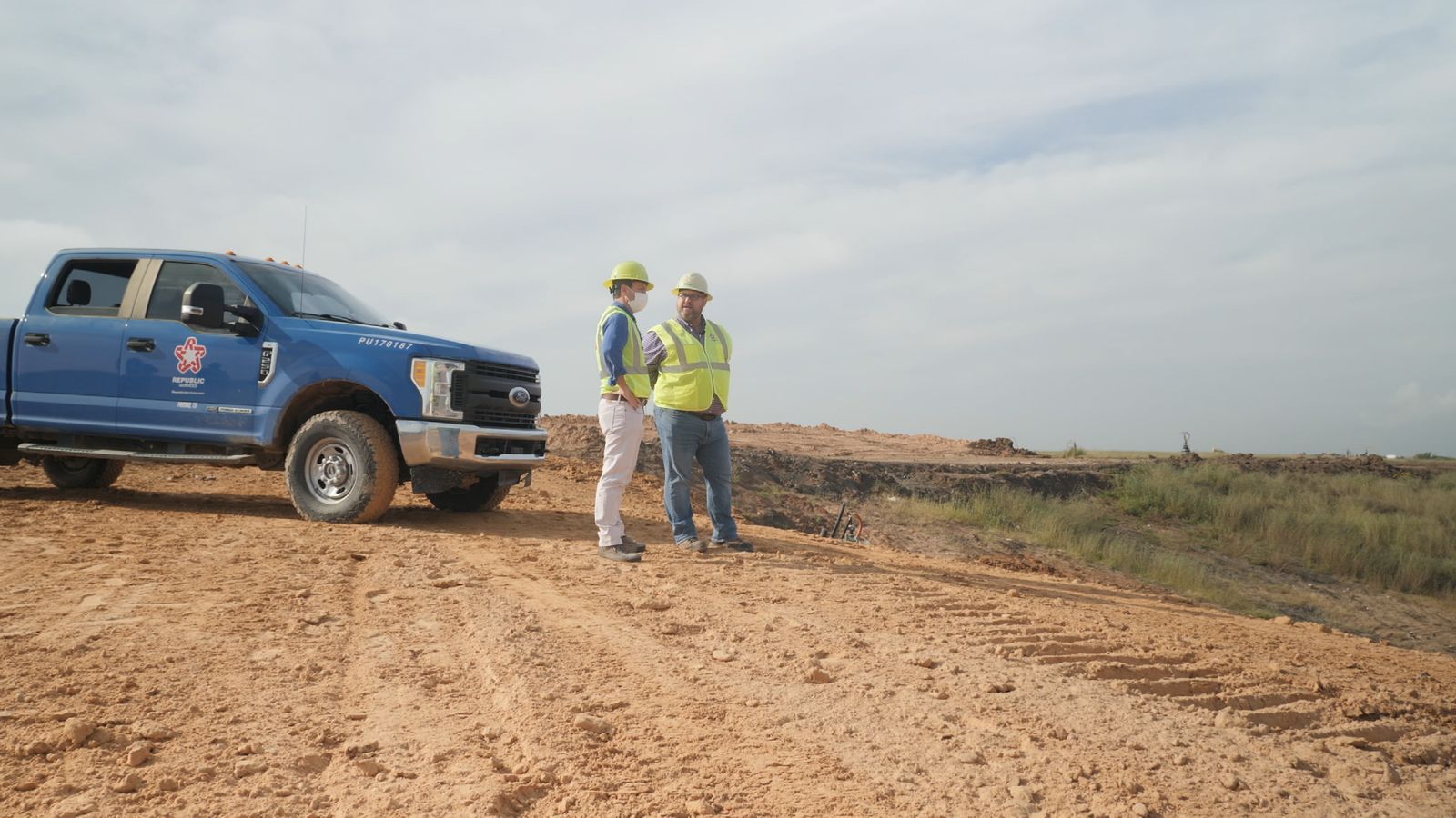 Climate change Texas landfill site captures methane from rubbish to
