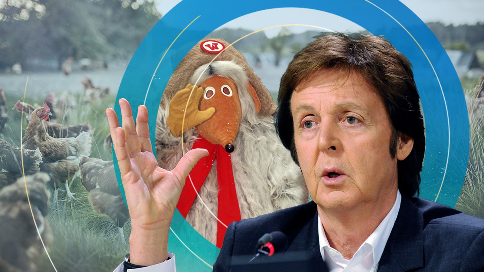 The Wombles collaborate with Sir Paul McCartney for Meat Free Monday