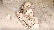 The mummy is estimated to be at least 800 years old 