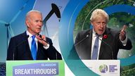 Boris Johnson and Joe Biden