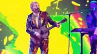 Ed Sheeran performs at MTV Europe Music Awards