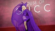 Lady Gaga at the World premiere of the film 'House of Gucci' in London Pic AP