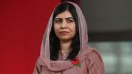 For use in UK, Ireland or Benelux countries only BBC handout photo of Nobel Laureate Malala Yousafzai appearing on the BBC1&#39;s current affairs programme, The Andrew Marr Show.

