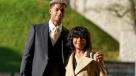 Rashford with his mother at Windsor Castle