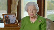 The Queen made a  pre-recorded message after being urged to rest rather than travelling to Glasgow