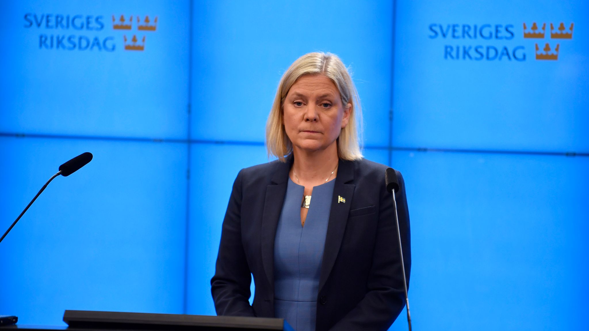 Sweden Pm Magdalena Andersson Resigns On First Day In The Job World News Sky News
