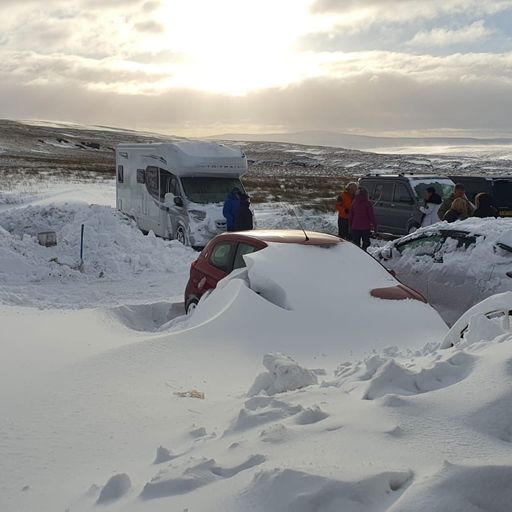 Pub-goers freed after days trapped inside Britain's highest inn by heavy snowfall in Yorkshire Dales