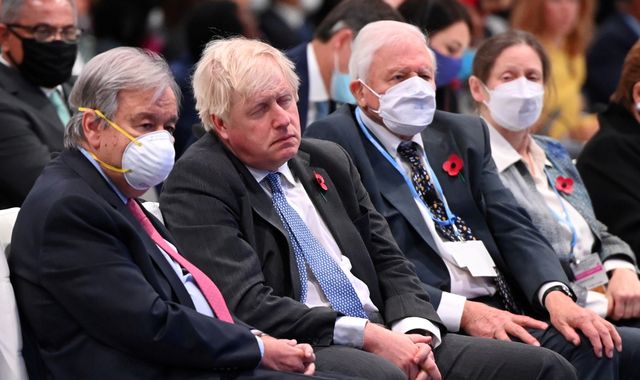 COP26: Boris Johnson faces backlash for failing to wear mask while sitting next to Sir David Attenborough - Vimarsana News
