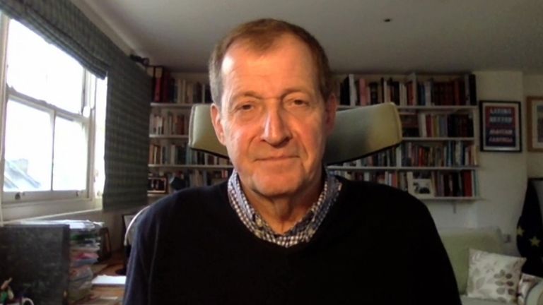 Former Director of Communications and Strategy at No 10, Alastair Campbell