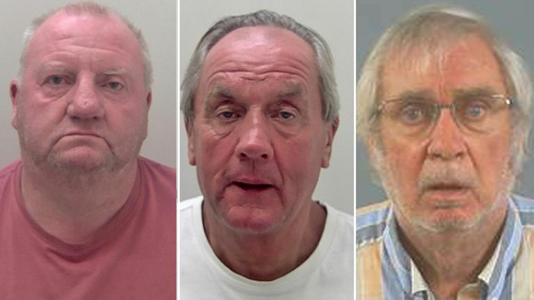 Undated handout photo issued by the National Crime Agency of Alfred Rumbold, Mark Youell and Brian Wright
who have been found guilty of conspiring to import class A drugs following a trial at Isleworth Crown Court. Issue date: Friday November 19, 2021.