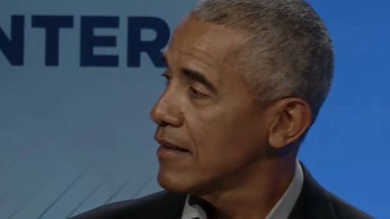 Barack Obama addresses COP26