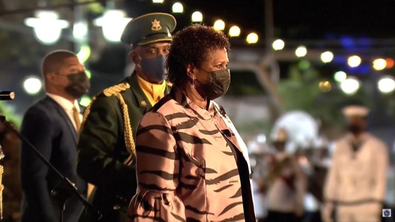 لیدی ساندرا میسون اکنون رئیس جمهور باربادوس است