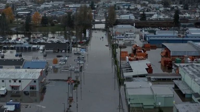 City in Washington state is flooded