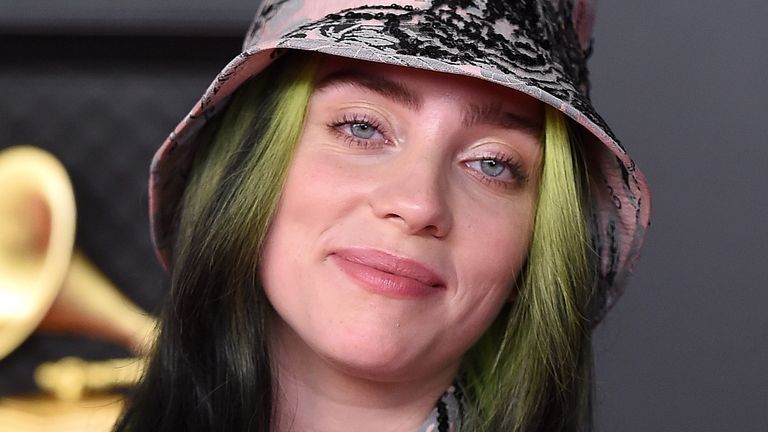 Billie Eilish à la 63e cérémonie des Grammy Awards en mars 2021. Photo : Jordan Strauss/Invision/AP