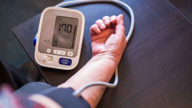 At home blood pressure monitor. Pic: iStock