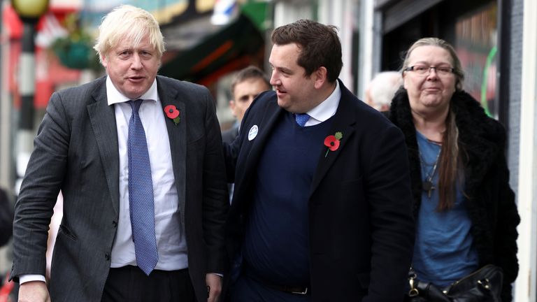Boris Johnson insisted voters would not be put off by sleaze allegations as he campaigned in James Brokenshire&#39;s seat after the MP&#39;s death