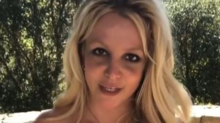 Britney Spears posts social media video talking about freedom from conservatorship