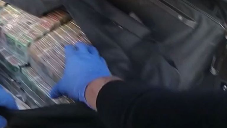 Millions in Australian dollars discovered in boot of car by police during traffic stop
