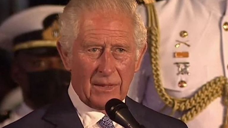 Prince Charles speaks as Barbados becomes a republic