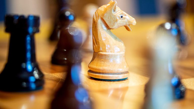 A chess board. Pic: AP