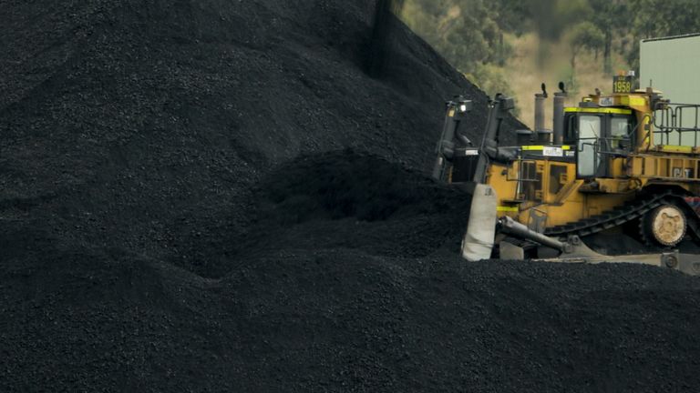 Around 54% of Australia's energy is powered by coal