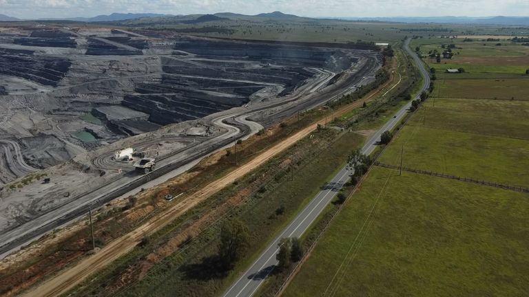 A coal mine in the Hunter Valley