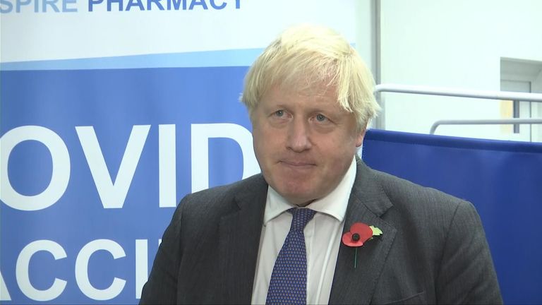 Boris Johnson has warned of rising COVID cases in the UK if people do not get their booster jabs fast enough.