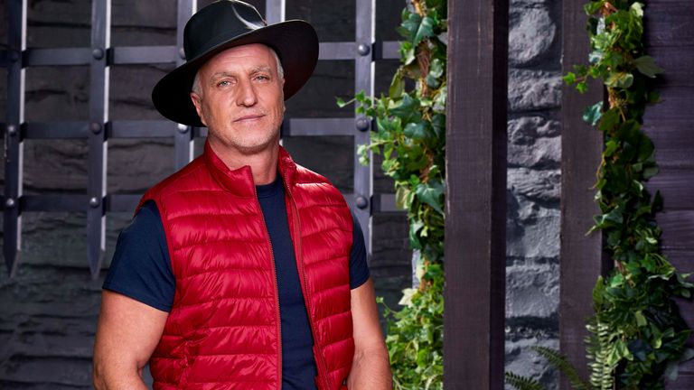 David Ginola-I'm a celebrity ... get me out of here! 2021. Pic: ITV / Lifted Entertainment