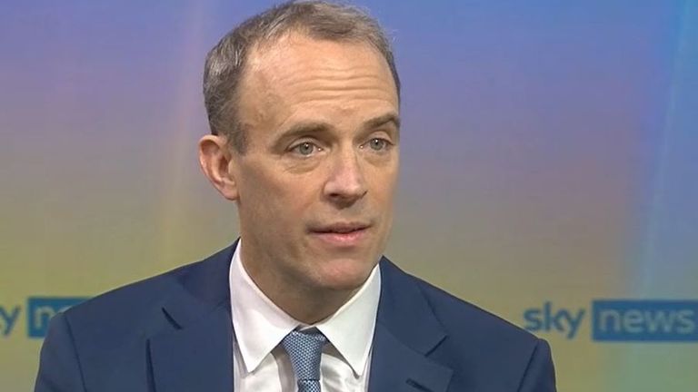 Dominic Raab defends government actions on HS2 on the basis of delivering &#39;value for money&#39;