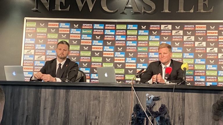Everything just felt right': Eddie Howe happy with Newcastle United manager job after Saudi Arabia-backed takeover | UK News | Sky News