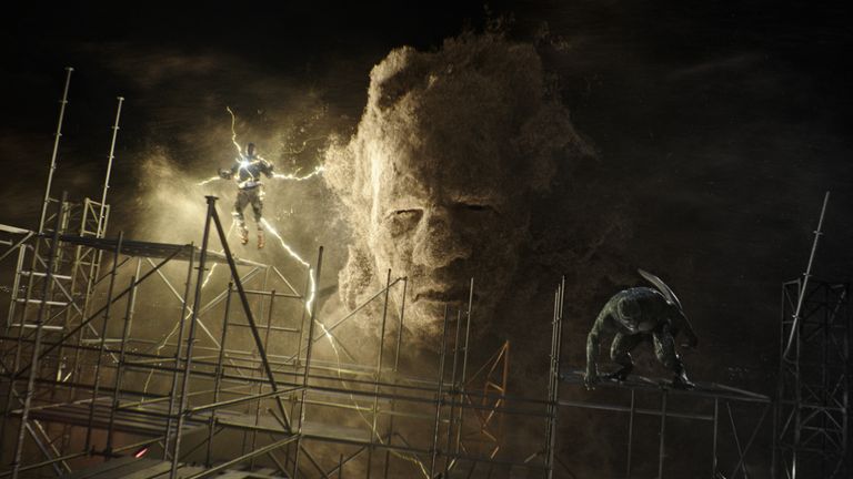 Electro, Sandman et Lézard.  Photo : Marvel Studios