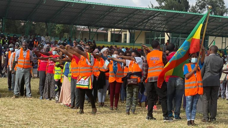 These volunteers have signed themselves up to defend Addis Ababa