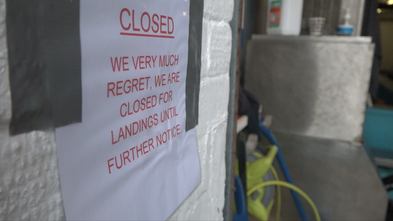 Aqua-Mar have been forced to close because the  border inspection post at St Malo has been closed until further notice