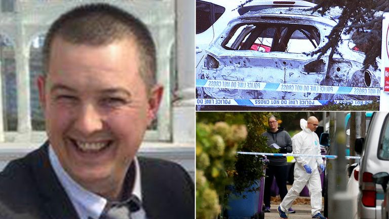 Picture show Taxi Driver David Perry , the scene at the hospital and forensic officer at a property in Sefton 