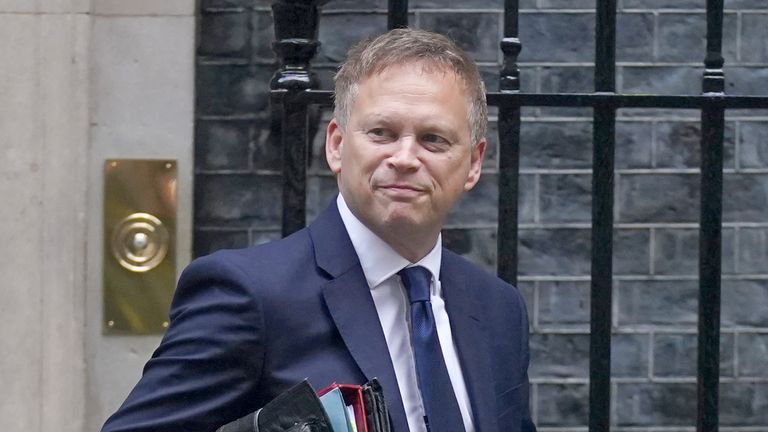 Transport Secretary Grant Shapps leaving Downing Street, London, after attending a Cabinet meeting ahead of Chancellor Rishi Sunak delivering his Budget to the House of Commons. Picture date: Wednesday October 27, 2021