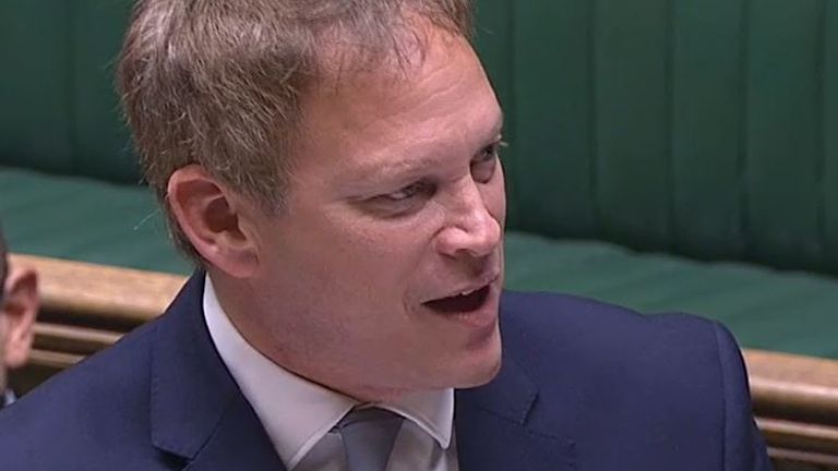 Grant Shapps delivers HS2 statement to the House of Commons