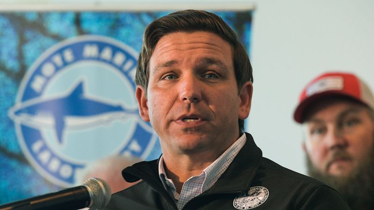 Republican Gov. Ron DeSantis pardoned the Groveland Four in 2019. Pic: AP