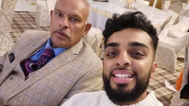 Haider Malik and his father Mehmood Malik