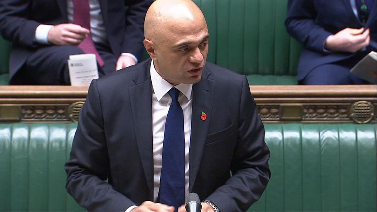 Health Secretary Sajid Javid announcing that nearly all NHS staff will have to take the COVID jab