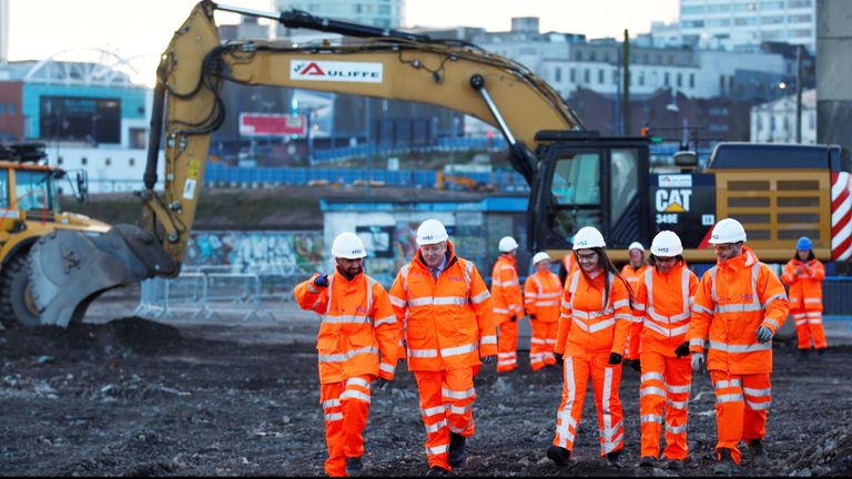 The prime minister says the announcement on rail links in the North is the greatest thing to happen &#39;this century&#39; 