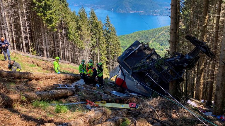 Fourteen people died in the incident. Pic: Alpine Rescue Service