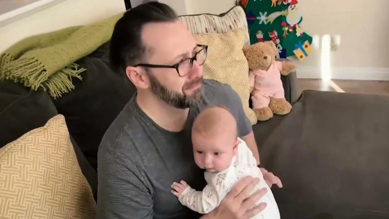 Alexander Cardinale meet his daughter for the first time after an IVF mix-up