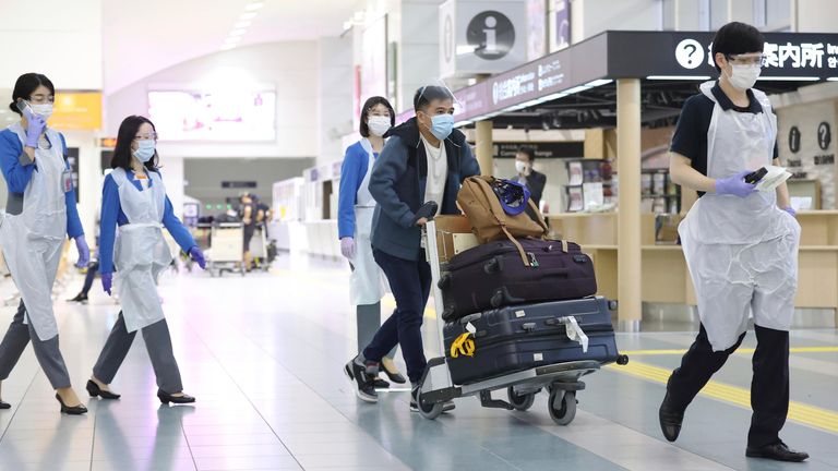 Japan has closed its borders to all foreign visitors. Pic: AP